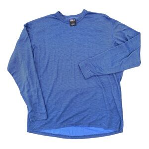 Patagonia Vintage Capilene Long Sleeve Baselayer Mens Large Blue Y2K 2000s FA00